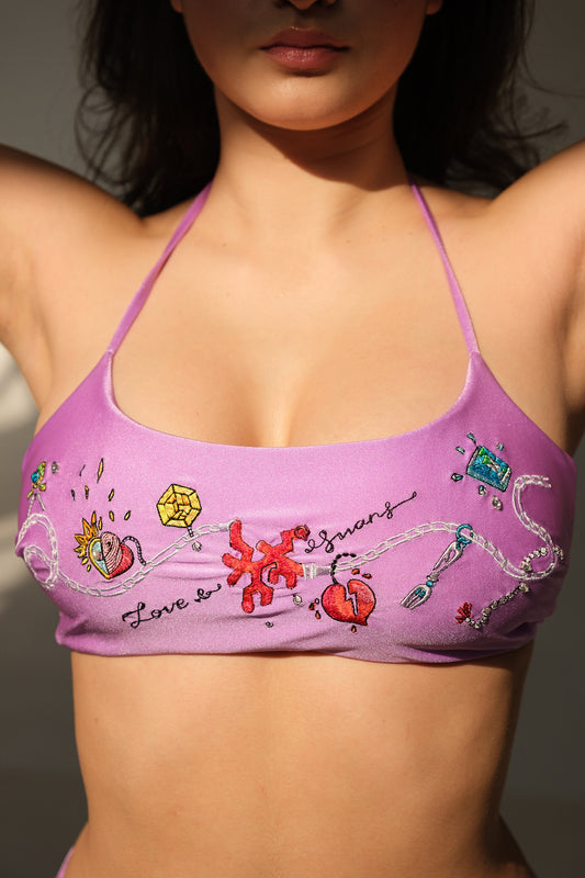Evening Ball Swimsuit Top