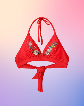 Risky Game Swimsuit Top
