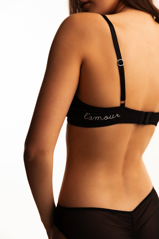 L'amour Black Soft Bra