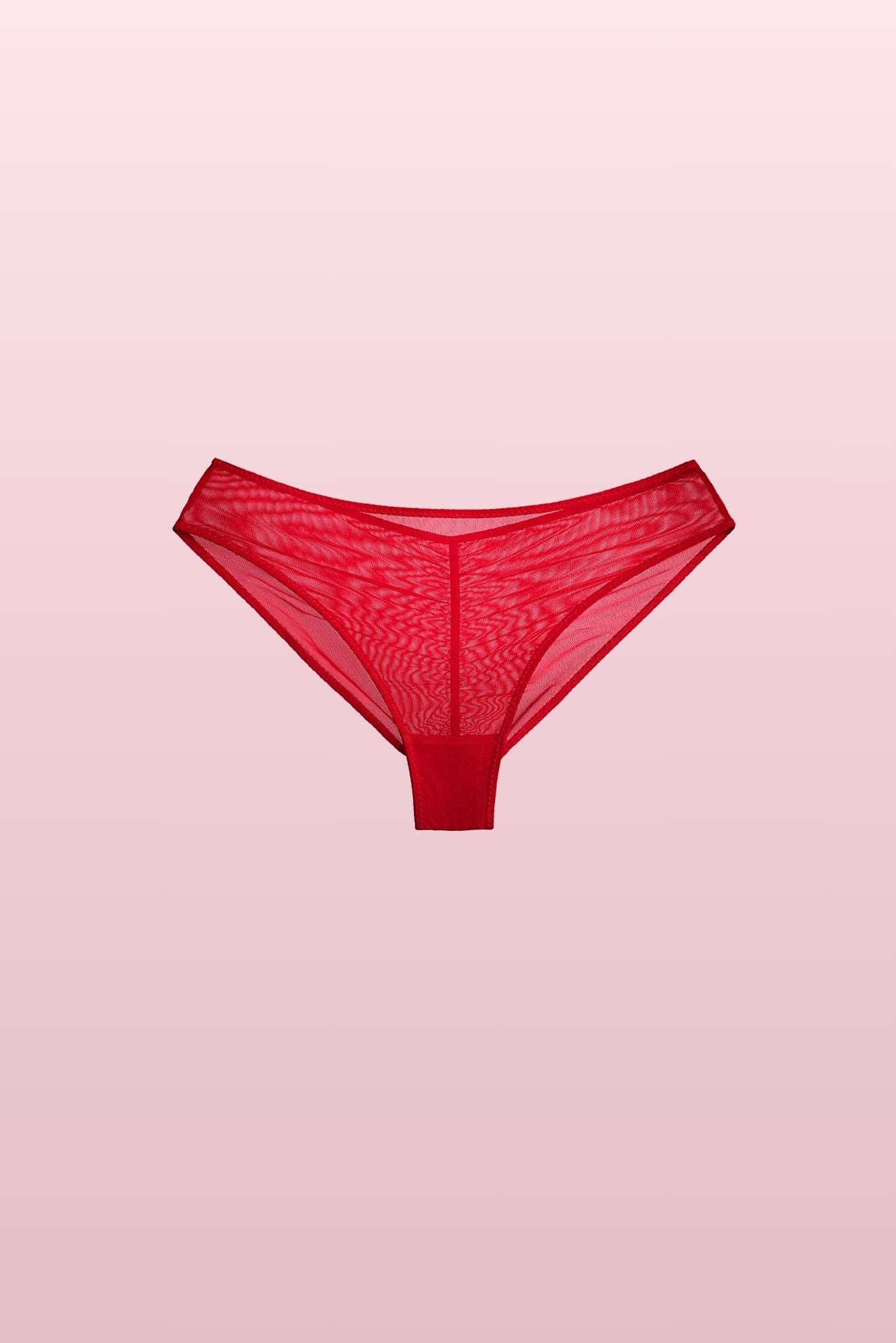 Red Basic Low Rise Knicker