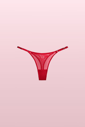 Fiery Red Basic Mini Thong