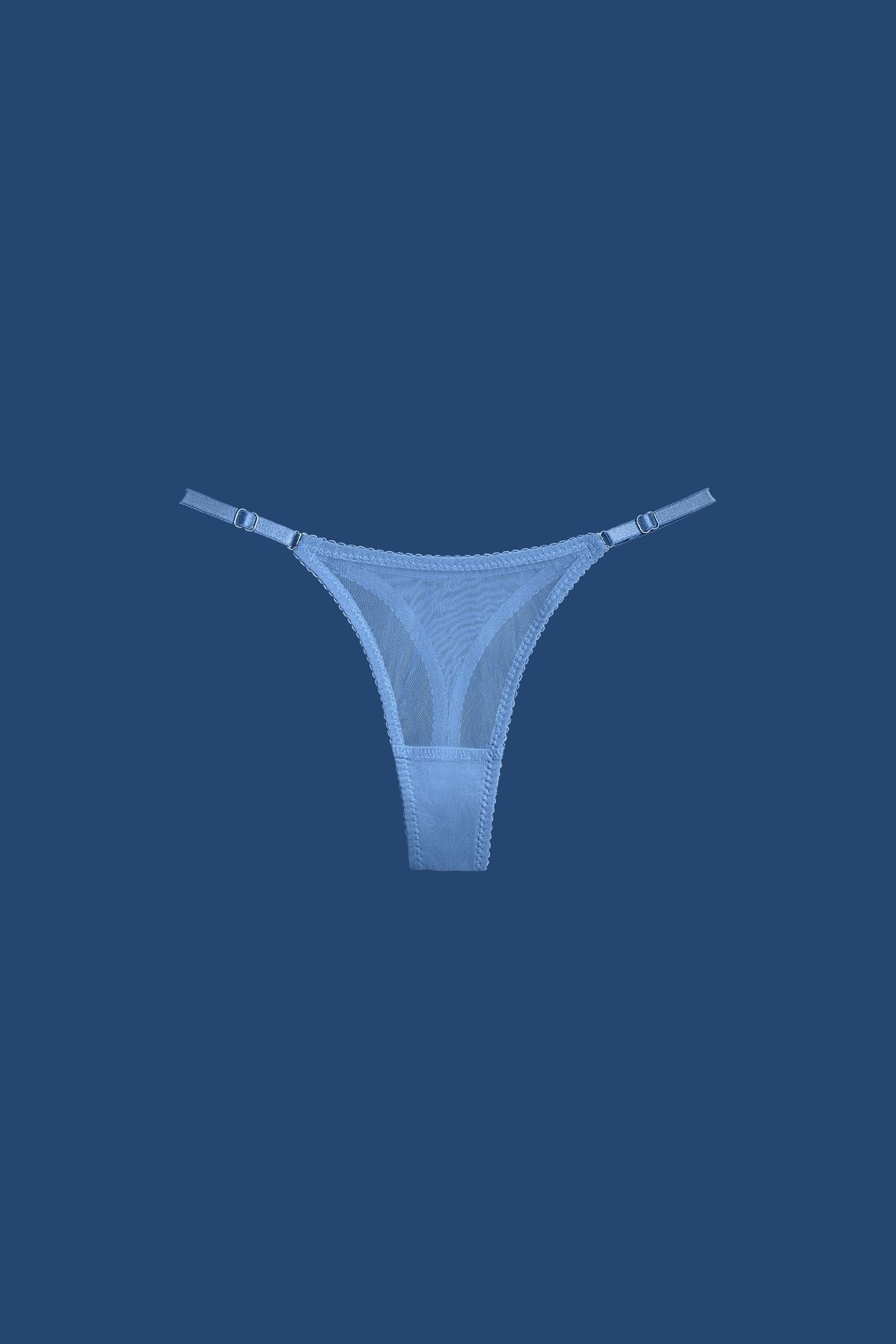 Light Blue Basic Mini Thong