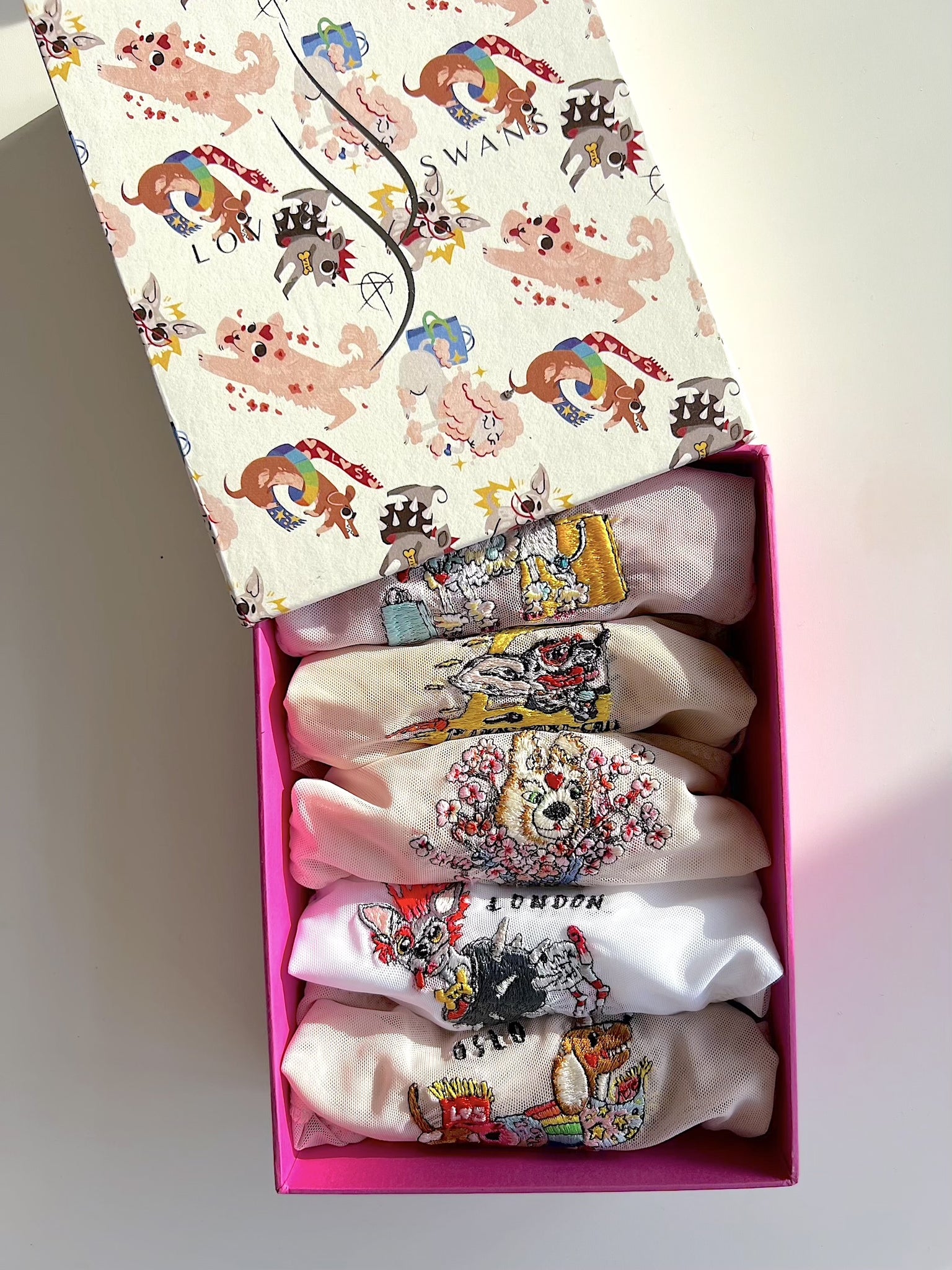 Knickers gift box “Cities”