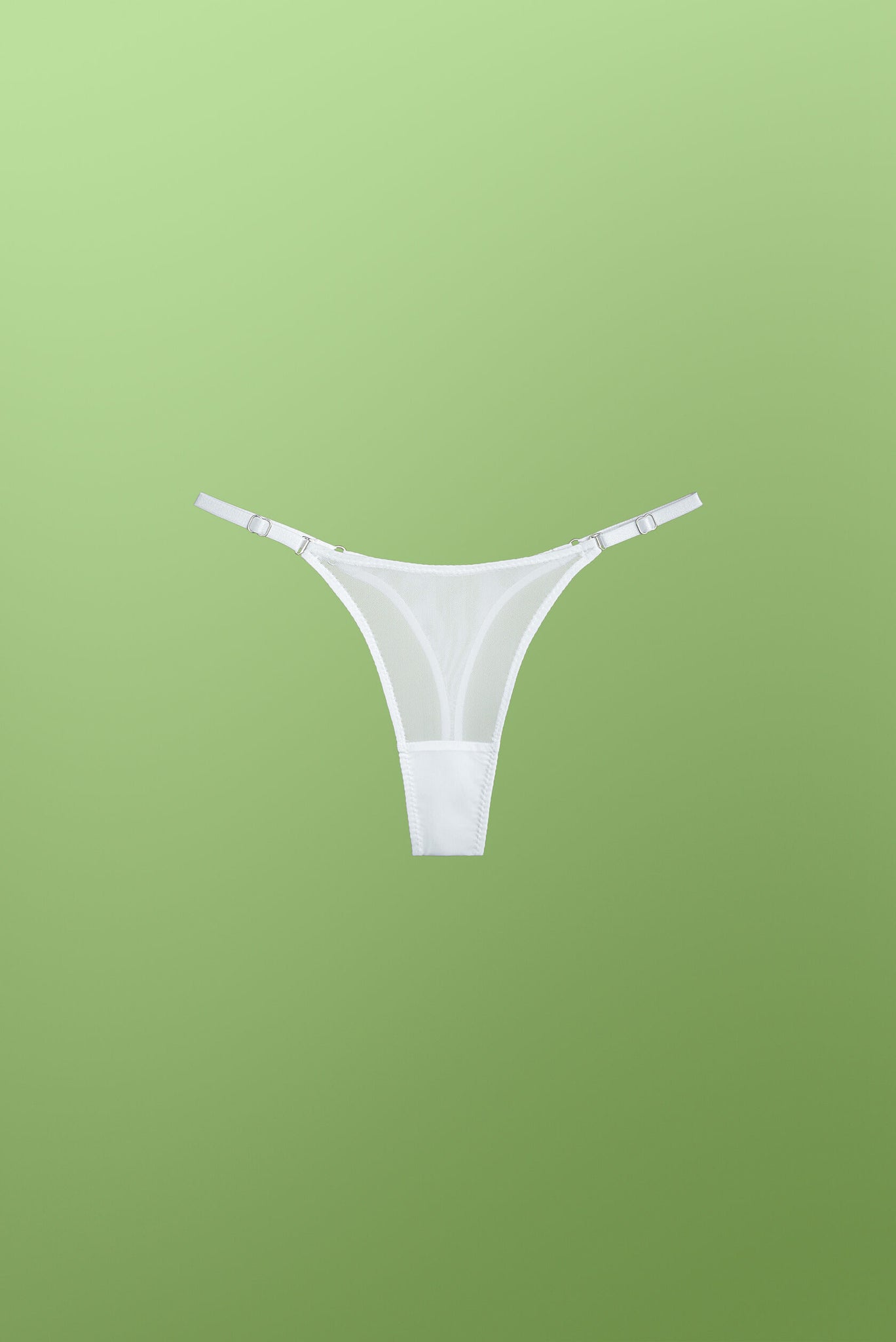 White Basic Mini Thong