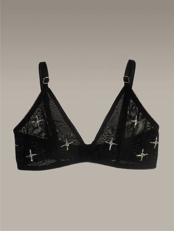 Midnight Muerte Soft Bra